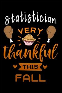 Statistician very thankful this fall