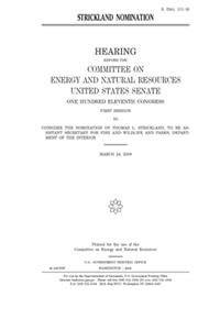 Strickland nomination