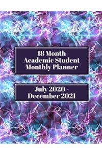 18 Month Academic Student Monthly Planner