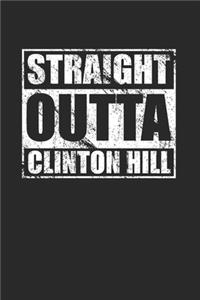 Straight Outta Clinton Hill 120 Page Notebook Lined Journal for Clinton Hill NYC Pride