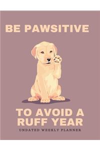 Undated Blank Weekly Planner