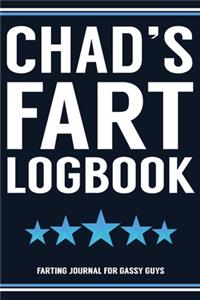 Chad's Fart Logbook Farting Journal For Gassy Guys
