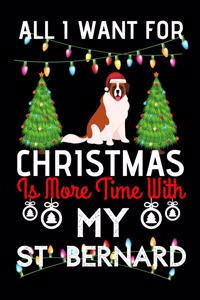 All i want for Christmas is more time with my St Bernard