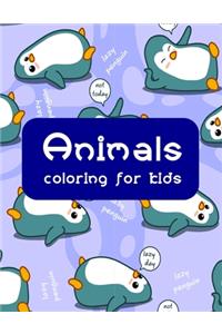 Animals coloring for kids