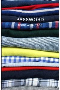 Password Book with Tabs
