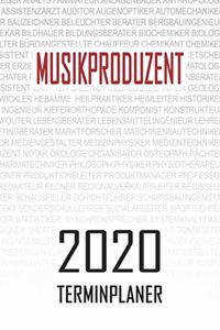 Musikproduzent - 2020 Terminplaner