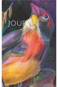 Journal: Colorful Bird Backdrop Decoration