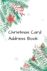 Christmas Card Address Book