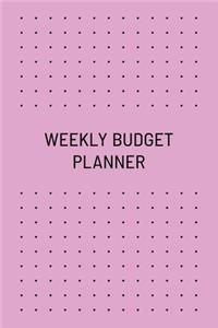 Weekly Budget Planner: Undated, Original Business Style, Organize Notes, Ideas, Follow Up, Project Management, 6" x 9" - 110 Pages - Durable Soft Cover