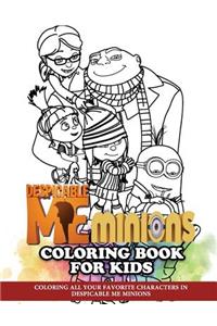 Despicable Me Minions Coloring Book for Kids