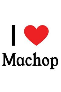 I Love Machop: Machop Designer Notebook
