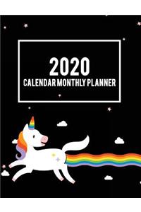2020 Calendar Monthly Planner