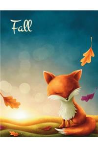 Fall: Personalized with Name, Journal, Notebook, Diary, 365 Lined Pages, Birthday, Christmas, Friendship Gifts for Women, Teens, Girls, Best Friend, Mom, Sister, Daughter, Grandma, Co-Worker, Book Size 8 1/2 X 11