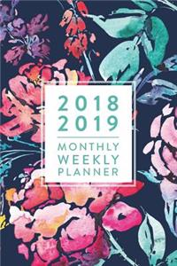 2018 2019 - Monthly Weekly Planner, 18 Month Weekly & Monthly Planner