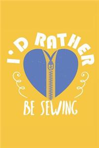 Sewing Hobbies Blank Journal Notebook