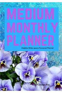 Delphis Medium Monthly Planner