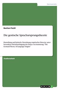 Die gestische Sprachursprungstheorie