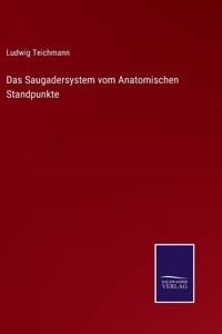 Das Saugadersystem vom Anatomischen Standpunkte