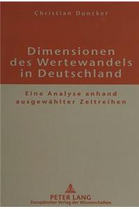 Dimensionen Des Wertewandels in Deutschland