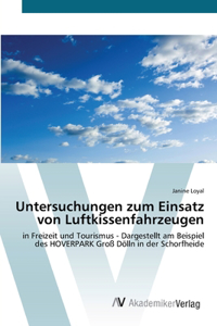 Untersuchungen zum Einsatz von Luftkissenfahrzeugen