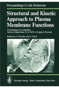 Structural and Kinetic Approach to Plasma Membrane Functions