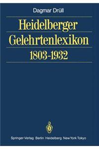 Heidelberger Gelehrtenlexikon 1803-1932