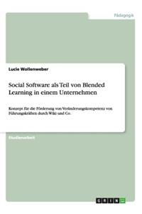 Social Software als Teil von Blended Learning in einem Unternehmen