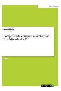 Compte-rendu critique