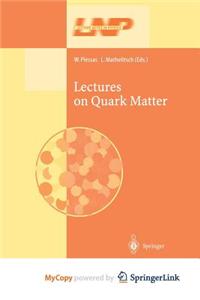 Lectures on Quark Matter