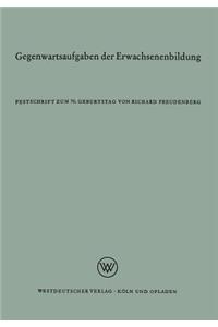 Gegenwartsaufgaben Der Erwachsenenbildung