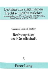 Rechtssystem und Gesellschaft