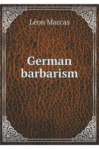 German barbarism