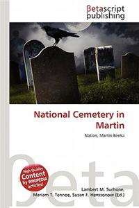 National Cemetery in Martin