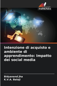 Intenzione di acquisto e ambiente di apprendimento