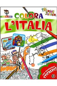COLORA LITALIA CON TANTI STICKERS