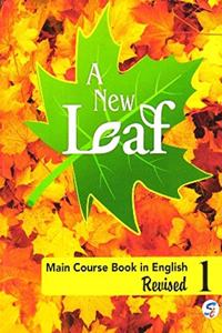 A New Leaf Main Course Book in English Class - 1