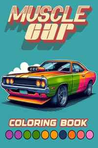 Muscle Car Coloring book