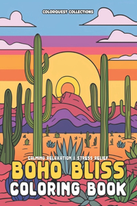 Boho Bliss Coloring Book
