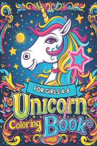 Unicorn Coloring Book for Girls 4-8