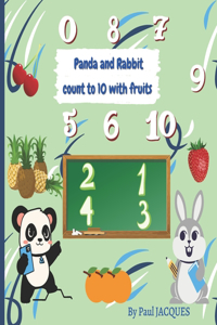 Panda and Rabbit count to 10 with fruits