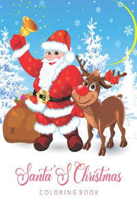 Santa's Christmas Coloring Book