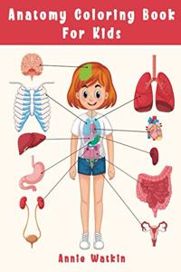 Anatomy Coloring Book For Kids