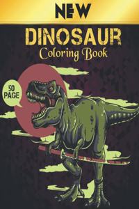 New Coloring Book Dinosaur