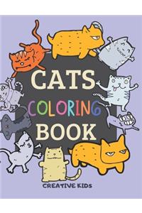 Cats Coloring Book