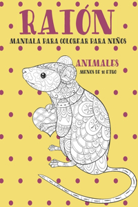 Mandala para colorear para niños - Menos de 10 euro - Animales - Ratón