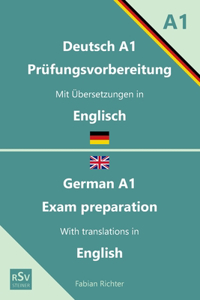 Deutsch A1 Prüfungsvorbereitung Niveau A1 Mit Übersetzungen in Englisch