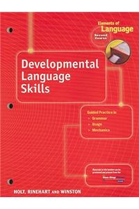 Elements of Language: Developmental Language Skills Book Second Course