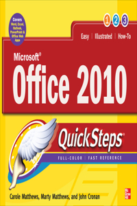 Microsoft Office 2010 Quicksteps