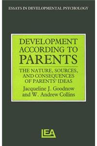 Development According to Parents