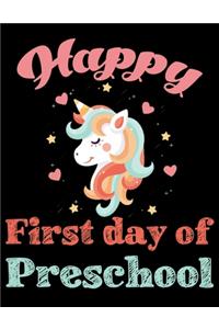 Happy First day of Preschool